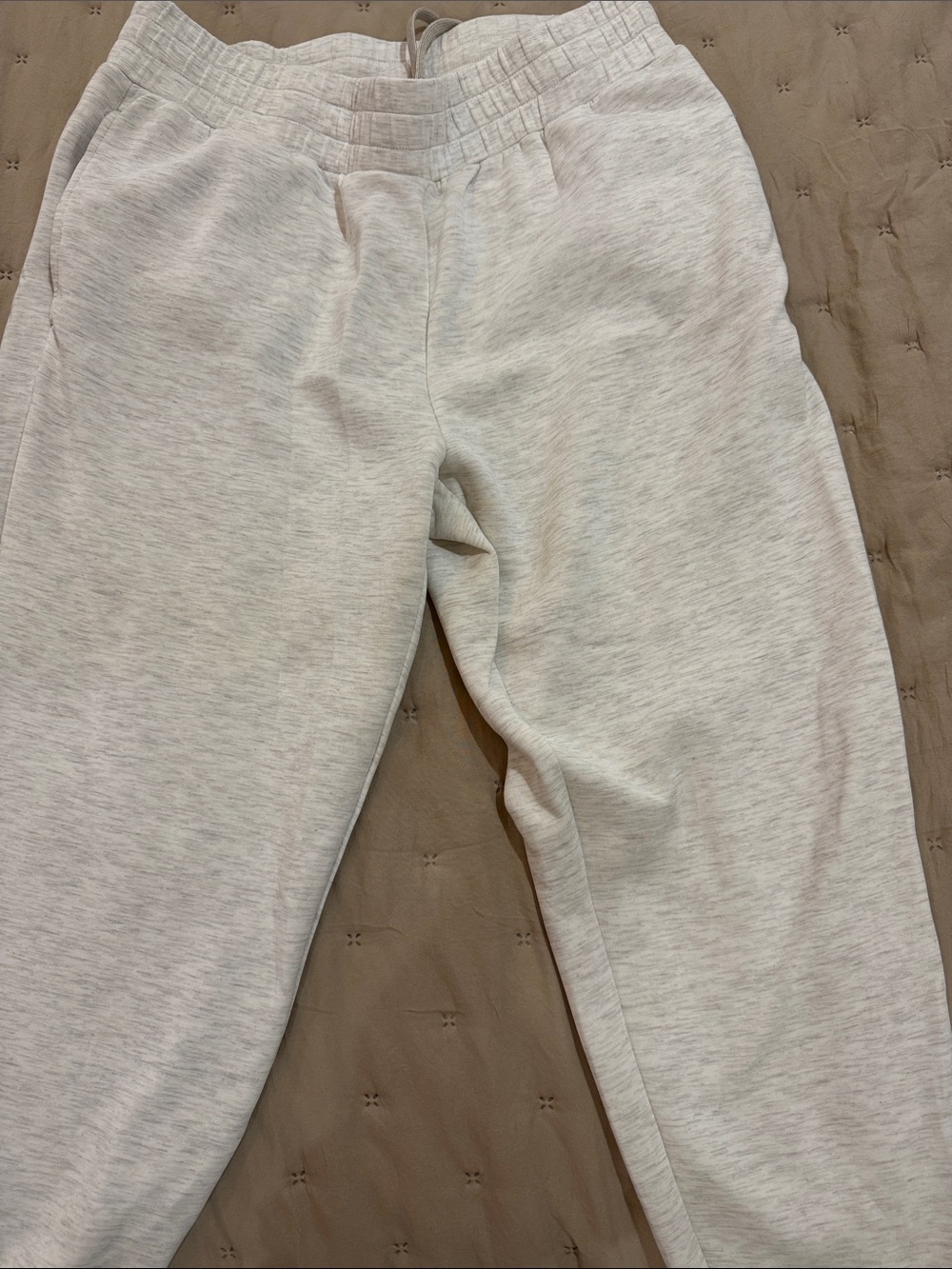 Varley Womens Heather Oatmeal Jogger pant